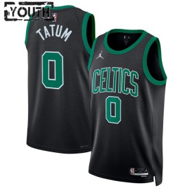 Barn Boston Celtics Tröja Jayson Tatum 0 Jordan 2022-23 Statement Edition Grön Swingman